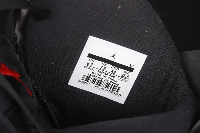 All categories Air Jordan Jordan series basketball shoes Air Jordan 6 G version Air Jordan 6 Infrared AJ6 black red Joe 6 black infrared 3M reflective basketball men's shoes 384664-060